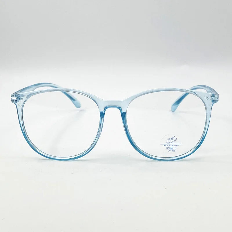 55875 Oversized Anti-Blue Plastic Spectacle Frame Women Computer Eyewear Frame for Men Grade Glasse Eyeglasses
