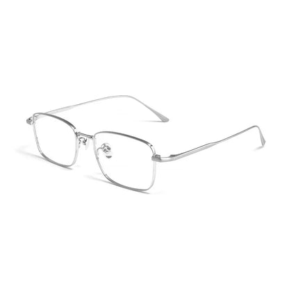 Premium Pure Titanium Ultralight Men's Business Glasses Frame Full Rim For Myopia Reading Prescription Eyewear Office Work