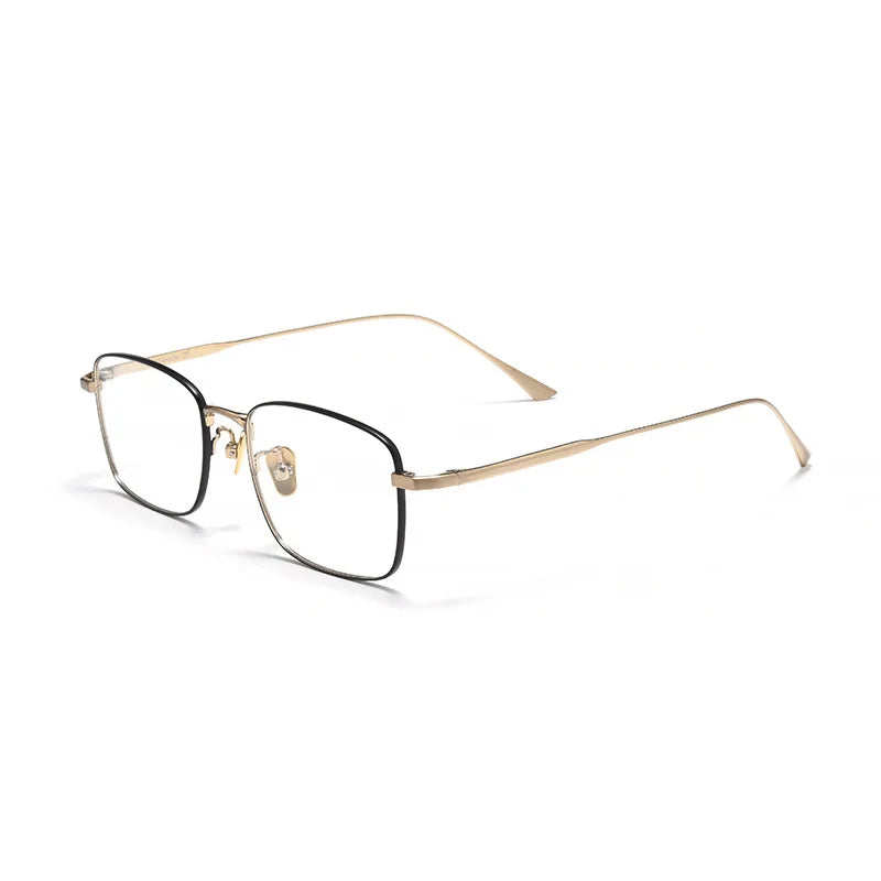 Premium Pure Titanium Ultralight Men's Business Glasses Frame Full Rim For Myopia Reading Prescription Eyewear Office Work