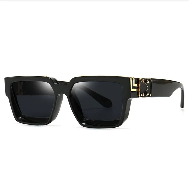 Protective Glasses Small Rectangle Sunglasses Women Luxury Brand Men Shades Punk Square Black Sun Glasses Eyewear For Male