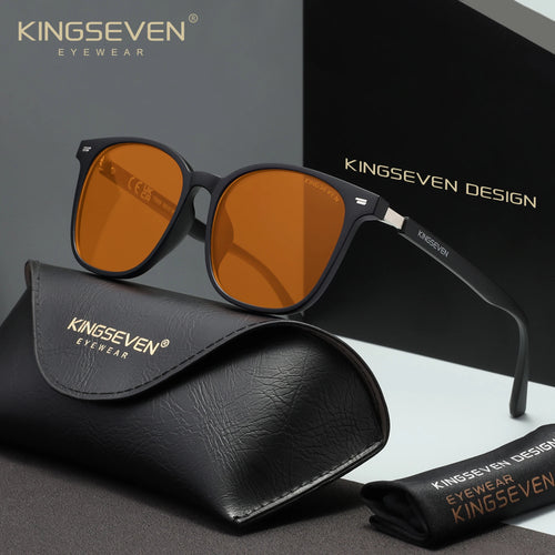 KINGSEVEN  Blue Blocking Glasses Men/Women Phone Computer Anti-Blue Ray Eyewear Daliy Use Eyeglasses