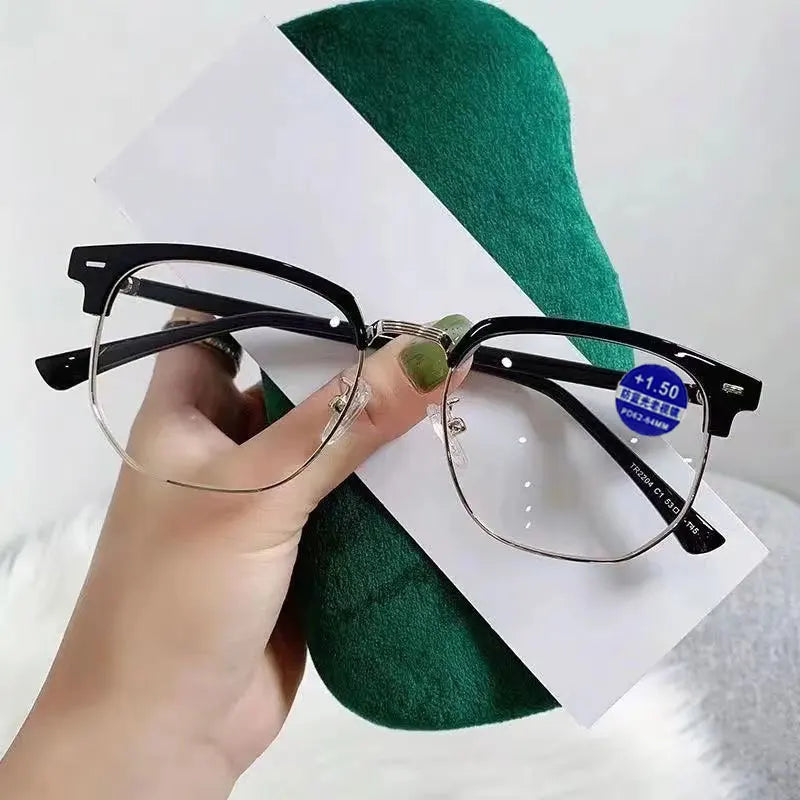 Metal Frame Men Reading Glasses Vintage Business Hyperopia Eyewear Male Reading EyeGlasses +1.0 1.5 2.0 2.5 3.0