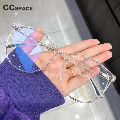 55875 Oversized Anti-Blue Plastic Spectacle Frame Women Computer Eyewear Frame for Men Grade Glasse Eyeglasses
