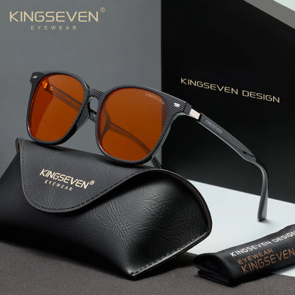 KINGSEVEN  Blue Blocking Glasses Men/Women Phone Computer Anti-Blue Ray Eyewear Daliy Use Eyeglasses
