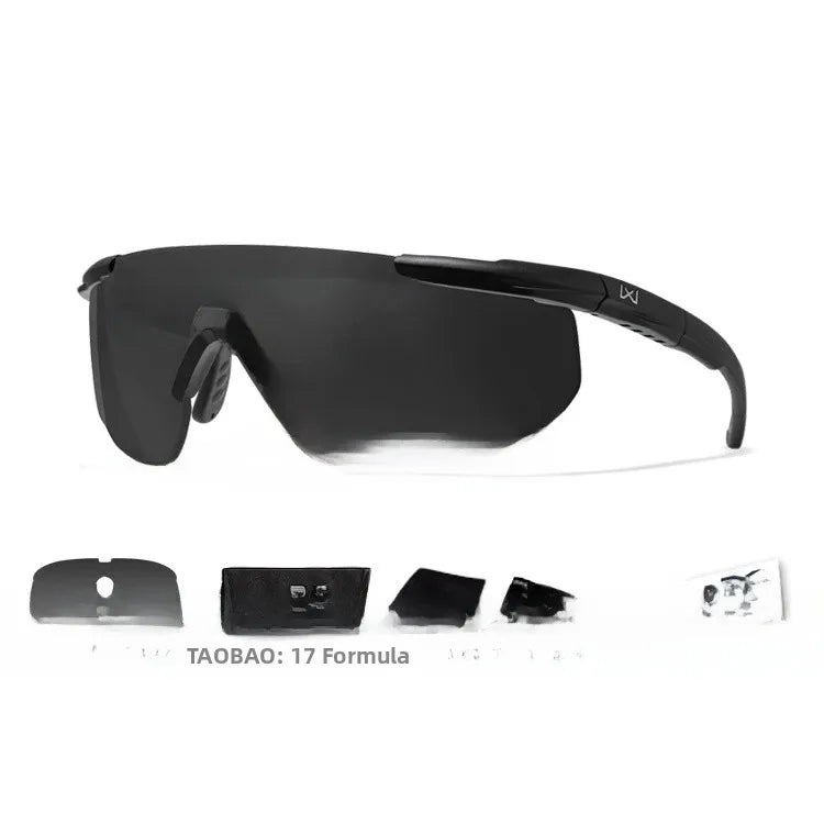 Wiley X Saber Tactical Goggles Outdoor Military Fans Eye Protection Glasses New Model Taiwan Made Hiking Camping Travel Supplies