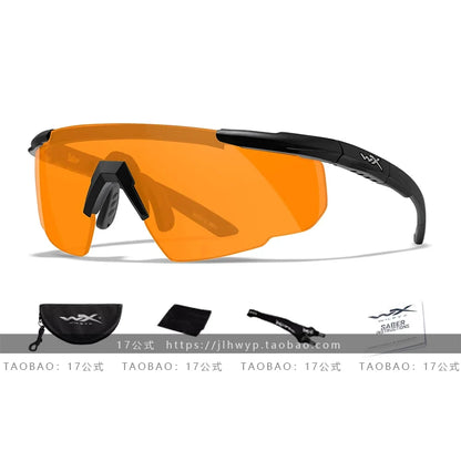 Wiley X Saber Tactical Goggles Outdoor Military Fans Eye Protection Glasses New Model Taiwan Made Hiking Camping Travel Supplies