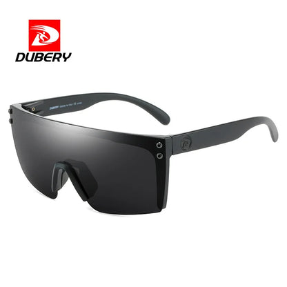 DUBERY Fashion Integrated Lenses Polarized Sunglasses Cycling Sports Goggles with UV Protection