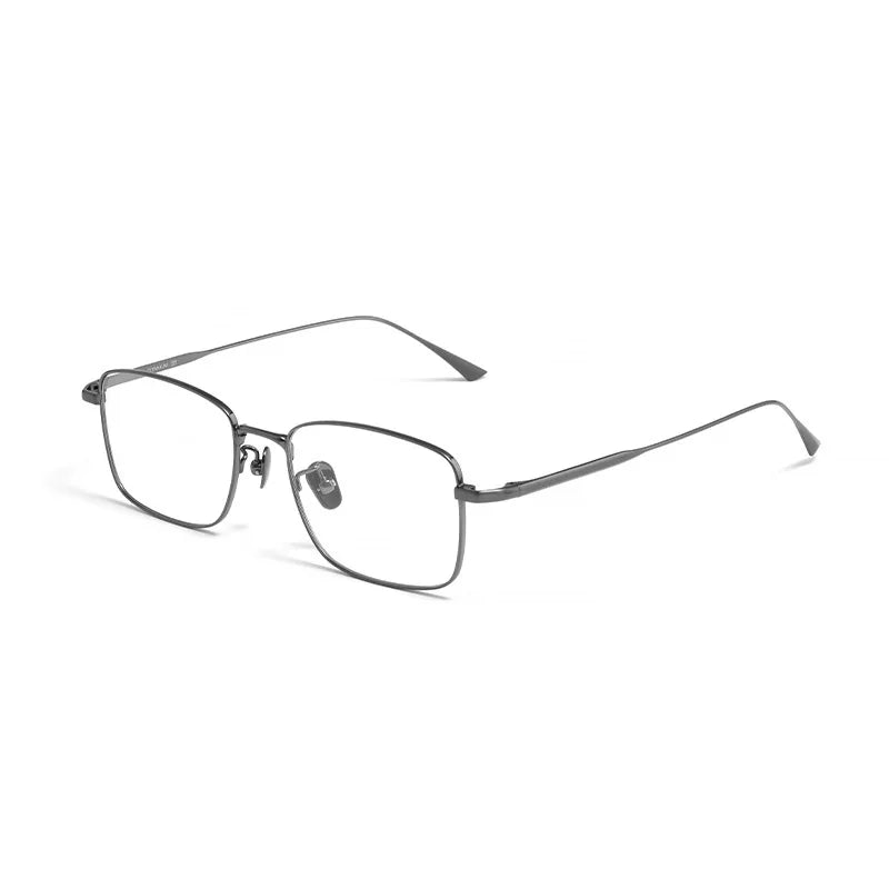 Premium Pure Titanium Ultralight Men's Business Glasses Frame Full Rim For Myopia Reading Prescription Eyewear Office Work