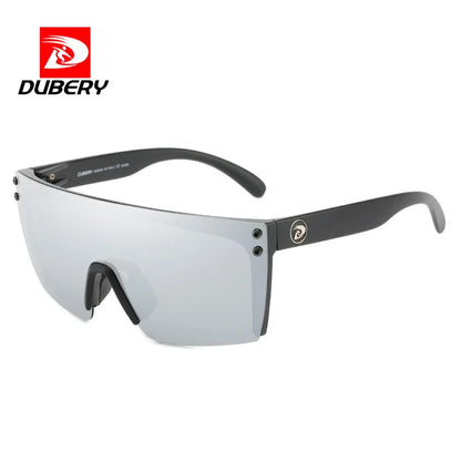 DUBERY Fashion Integrated Lenses Polarized Sunglasses Cycling Sports Goggles with UV Protection