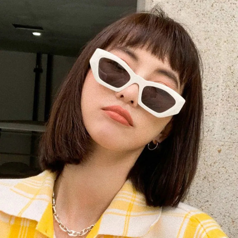clearance sale sunglasses fashion Women Men small frame ladies sun g lasses Transparent Green Eyewear glasses frame UV400