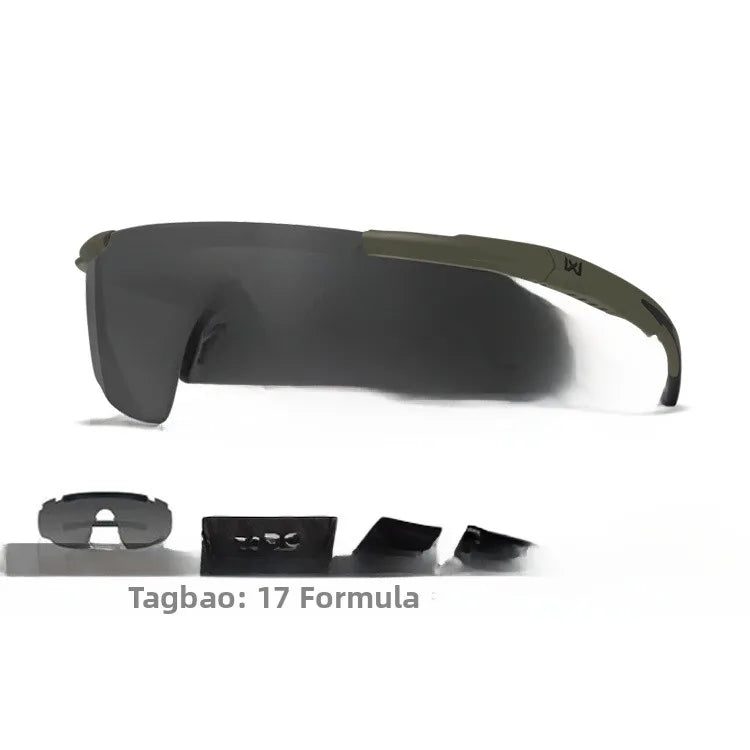 Wiley X Saber Tactical Goggles Outdoor Military Fans Eye Protection Glasses New Model Taiwan Made Hiking Camping Travel Supplies