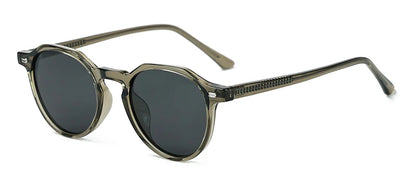 Peekaboo TR90 fashion sun glasses uv400 female green brown polarized sunglasses for men women acetate unisex summer style