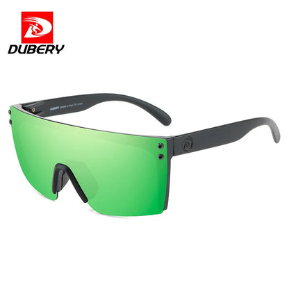 DUBERY Fashion Integrated Lenses Polarized Sunglasses Cycling Sports Goggles with UV Protection