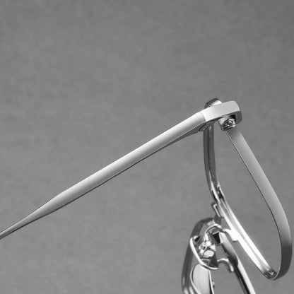 Premium Pure Titanium Ultralight Men's Business Glasses Frame Full Rim For Myopia Reading Prescription Eyewear Office Work