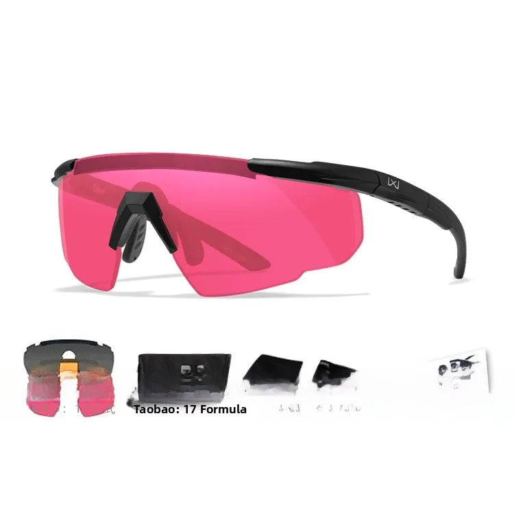 Wiley X Saber Tactical Goggles Outdoor Military Fans Eye Protection Glasses New Model Taiwan Made Hiking Camping Travel Supplies