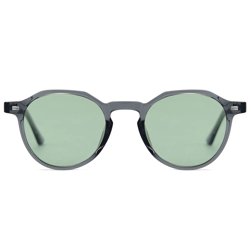 Peekaboo TR90 fashion sun glasses uv400 female green brown polarized sunglasses for men women acetate unisex summer style