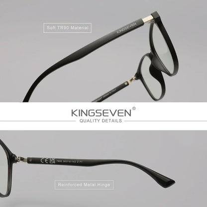 KINGSEVEN  Blue Blocking Glasses Men/Women Phone Computer Anti-Blue Ray Eyewear Daliy Use Eyeglasses