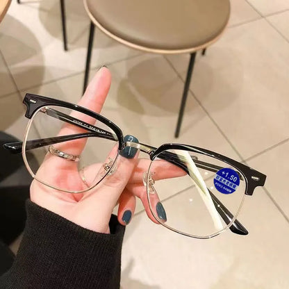 Metal Frame Men Reading Glasses Vintage Business Hyperopia Eyewear Male Reading EyeGlasses +1.0 1.5 2.0 2.5 3.0