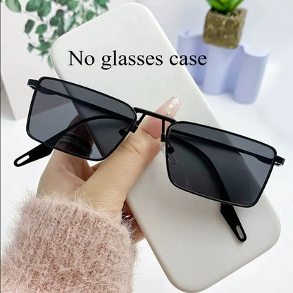 New Niche Small Frame Sunglasses For Men And Women High-Quality Steampunk UV Protection Strong Light Protection For Driving