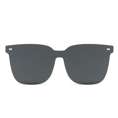 Square Frame Advanced Sense Sunglasses Driving Day Night With Magnetic Clip Glasses for Men  Women Set of Mirrors
