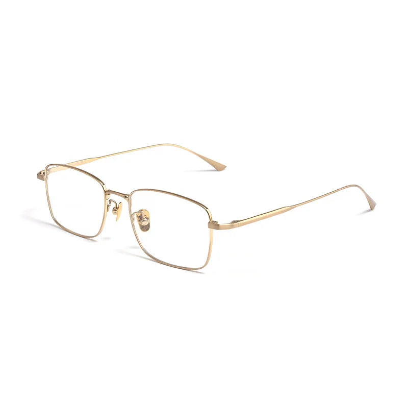 Premium Pure Titanium Ultralight Men's Business Glasses Frame Full Rim For Myopia Reading Prescription Eyewear Office Work